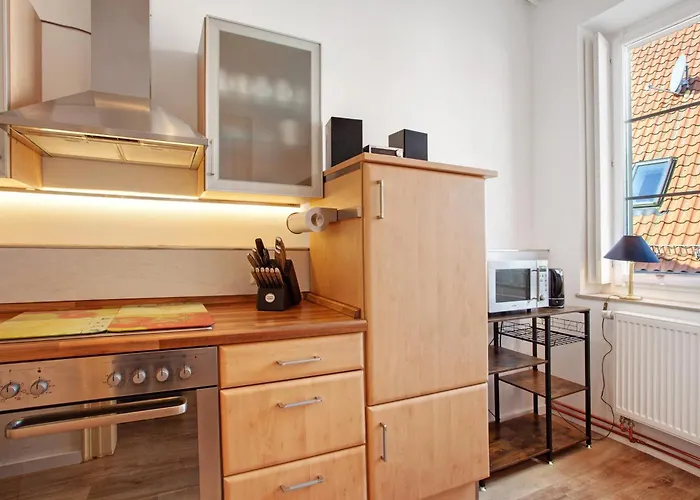 公寓 Fereinwohnung Am Marktplatz 瓦伦多夫